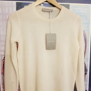 Everlane Cashmere Crew XS Ivory